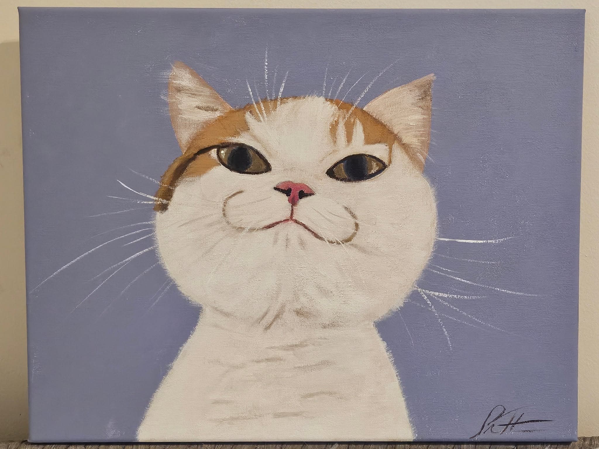 Acrylic portrait of Taeyoung by Patt